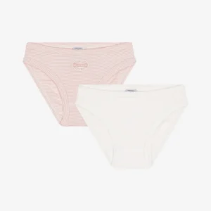 2-Pack Trusser - Rosa/Hvid