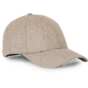 Hat - Baseball Cap Harris Tweed - Beige