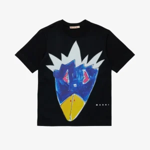 T-shirt m/Motiv - Sort