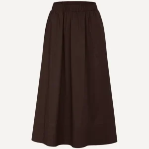 Vilma nederdel - Dark Brown