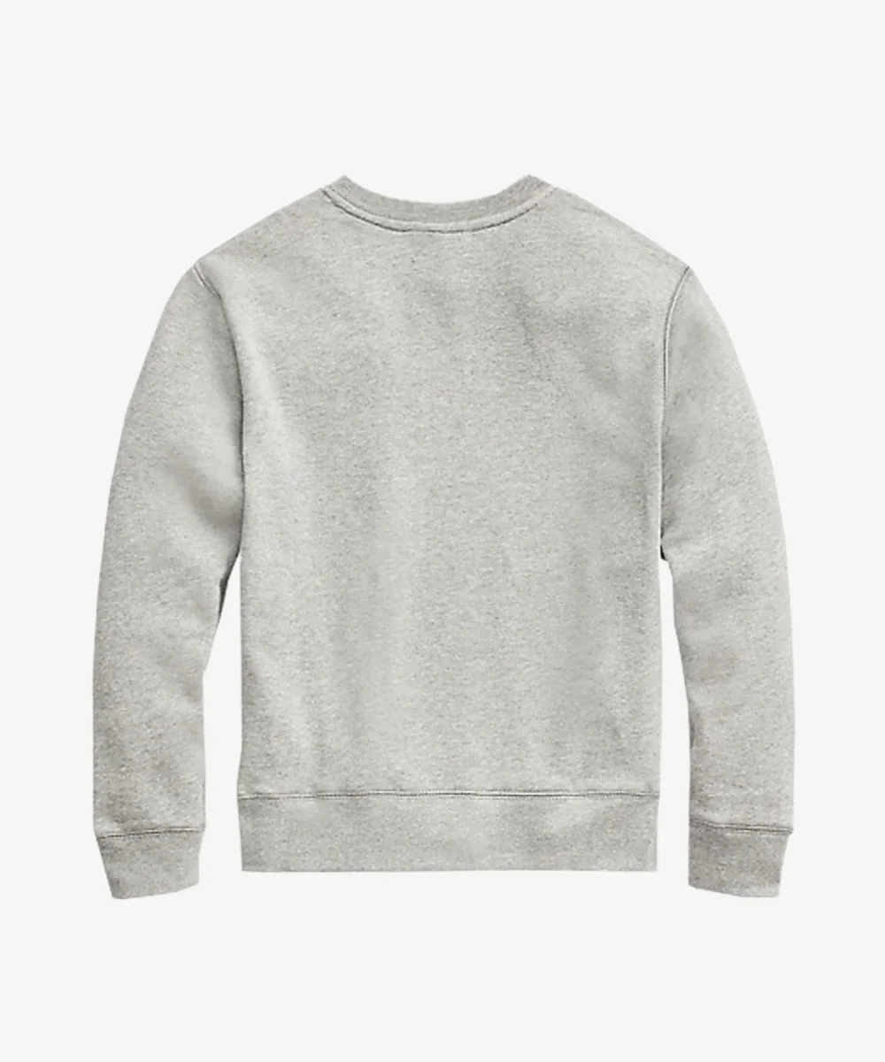 Sweatshirt m/polo logo - Grå - Billede 3